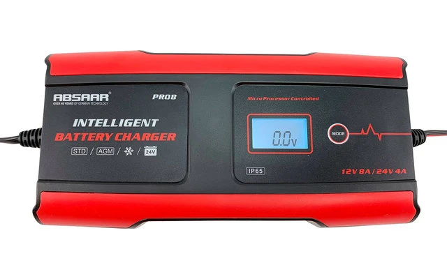 Absaar Pro8 Batterieladegerät 12 - 24 V / 8 A Absaar Pro8 Batterieladegerät 12 - 24 V / 8 A -Camping Im Freien 407223 2974545